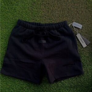 Essentials Men’s Black Athletic Sweat Shorts